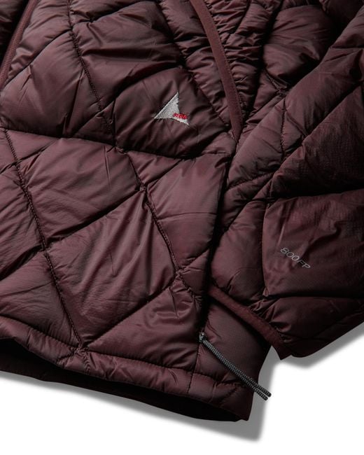 Roa Red Nuna 800 Fill Power Hooded Down Jacket Jackets