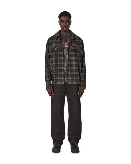 Roa Black Fuzzy Print Long Sleeve T-Shirts