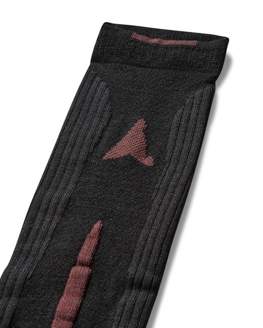 Roa Black Orma Technical Merino Snow Socks Underwear