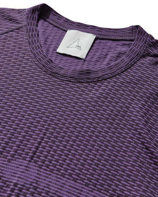 Roa Purple Hivee Dryarn Lightweight Seamless T-Shirt T-Shirts for men