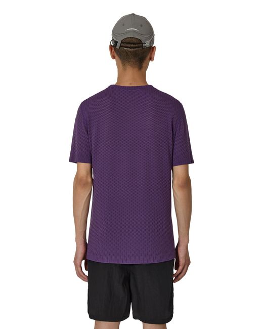 Roa Purple Hivee Dryarn Lightweight Seamless T-Shirt T-Shirts for men