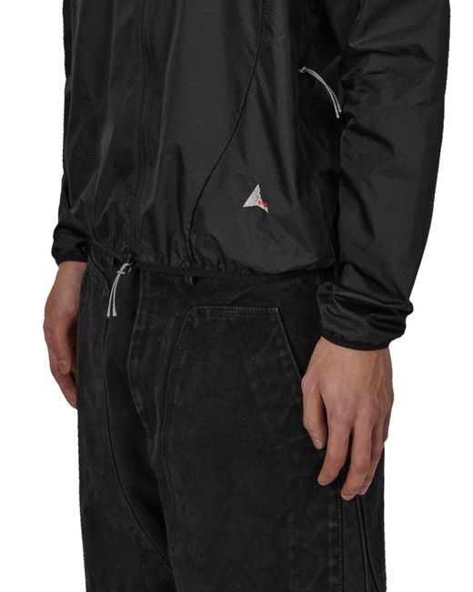 Roa Black Hue Packable Wind Jacket Coats And Jackets for men
