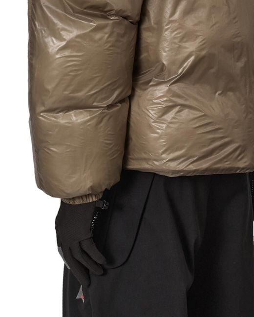 Roa Brown Synthetic Down Jacket Coats And Jackets for men