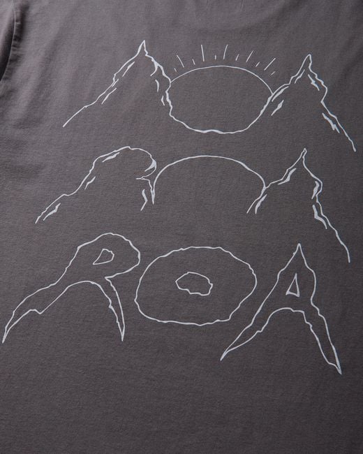 Roa Brown Lava Mountain T-Shirt T-Shirts