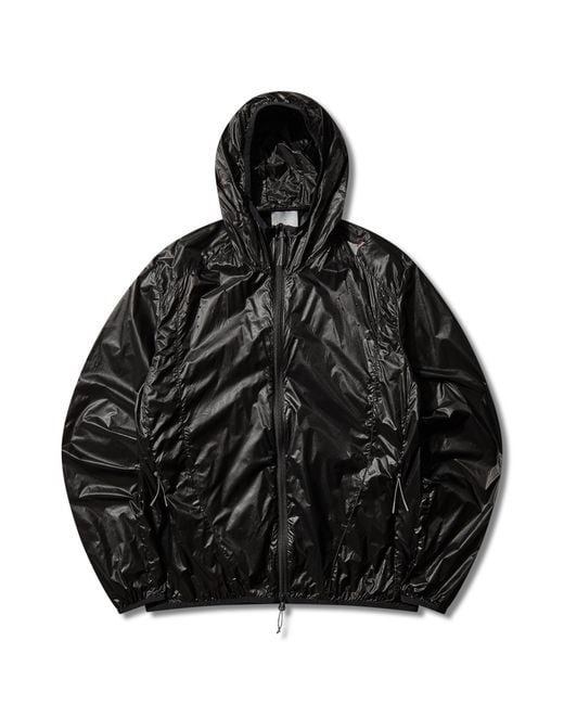 Roa Black Hue Packable Wind Jacket Coats And Jackets