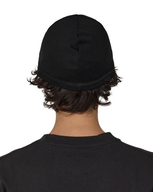 Roa Black Lasen Thermal Merino Beanie Hats
