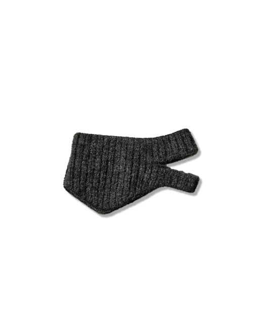 Roa Black Hawk Wool Knit Ear Warmer Hats for men
