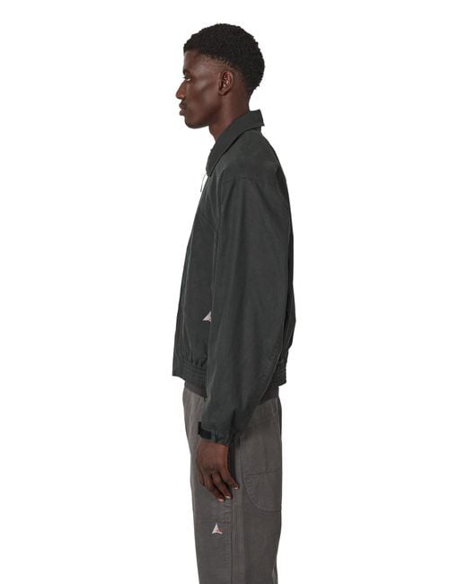 Roa Black Pilot Waxed Canvas Jacket Jackets for men