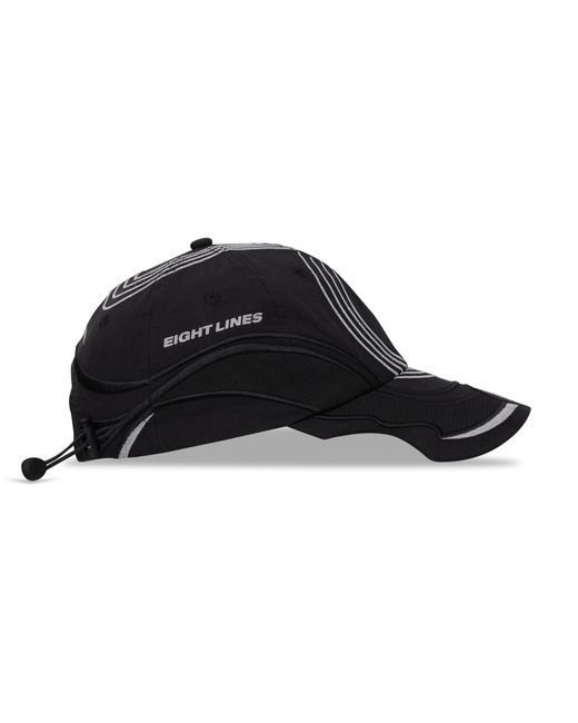 Roa Black X Eightlines Pursuit 6 Panel Cap Hats