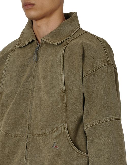 Roa Gray Ash Canvas Jacket Coats And Jackets for men