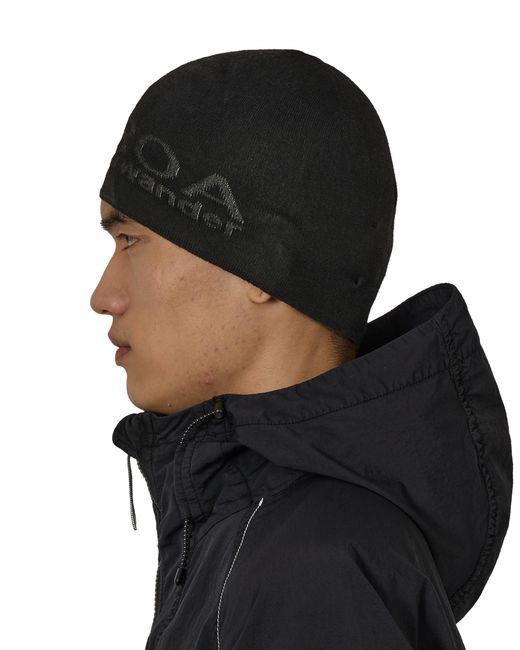 Roa Black X And Wander Logo Cotton Beanie Hats