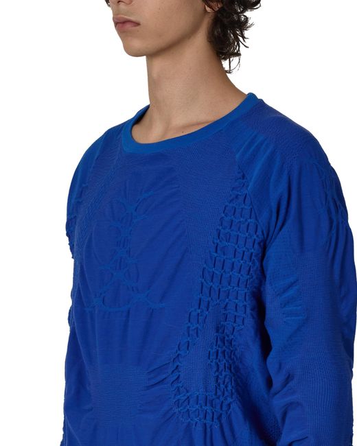 ROA Wama 3D Seamless Long Sleeve Sweatshirts in Blue for Men | Lyst