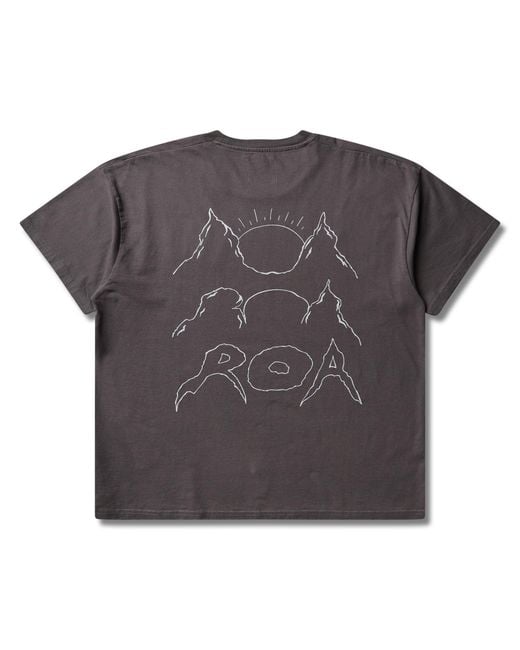 Roa Brown Lava Mountain T-Shirt T-Shirts