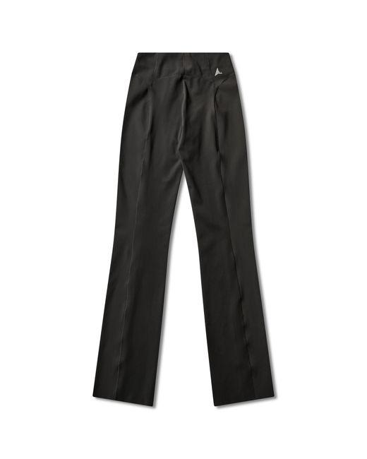 Roa Black Tenna Compression Flared Leggings Bottoms