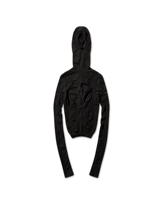Roa Black Aune Merino 3D Seamless Top Knitwears