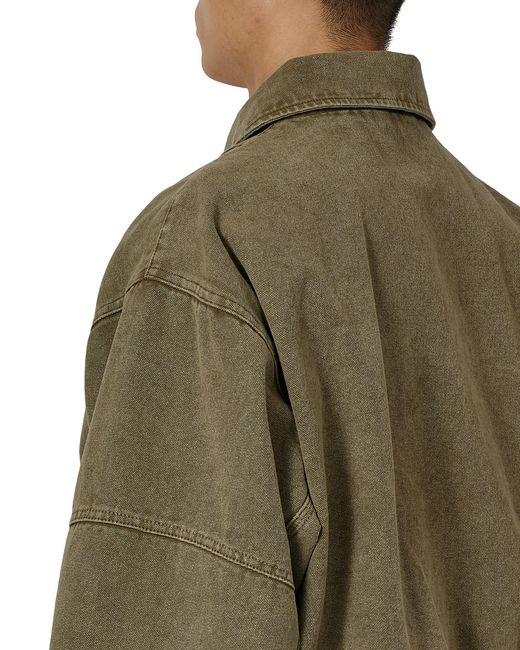 Roa Gray Ash Canvas Jacket Coats And Jackets for men