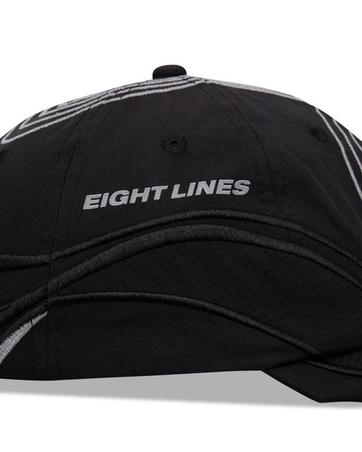 Roa Black X Eightlines Pursuit 6 Panel Cap Hats