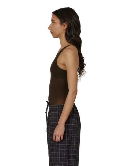 Roa Black Haze Ultralight Seamless See Through Tank Top T-Shirts
