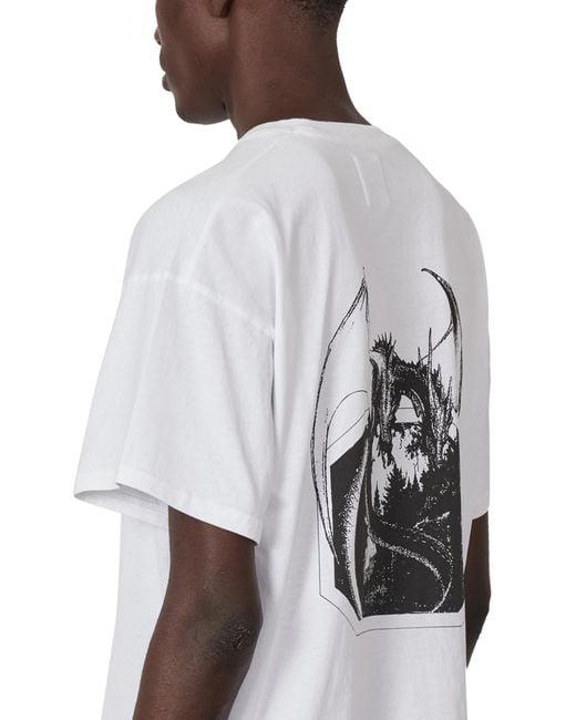 Roa White Dragon T-Shirt T-Shirts