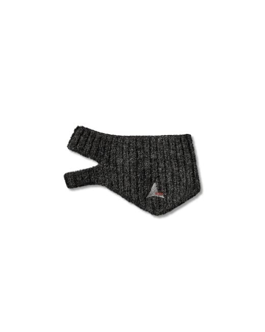 Roa Black Hawk Wool Knit Ear Warmer Hats for men