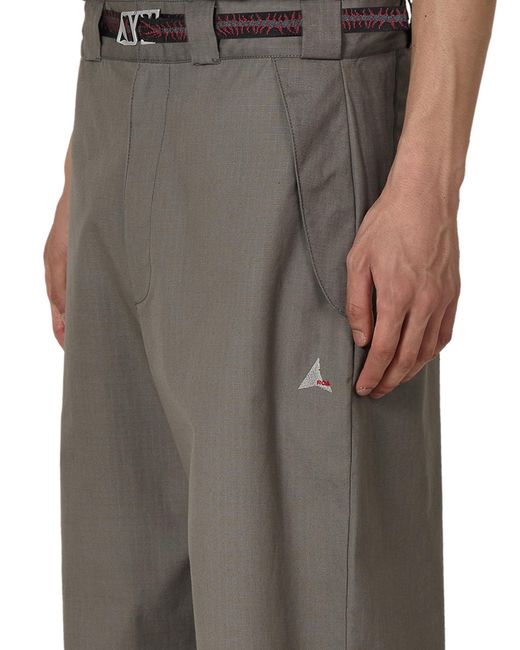 Roa Gray Centipede Buckle Chino Pant Pants for men