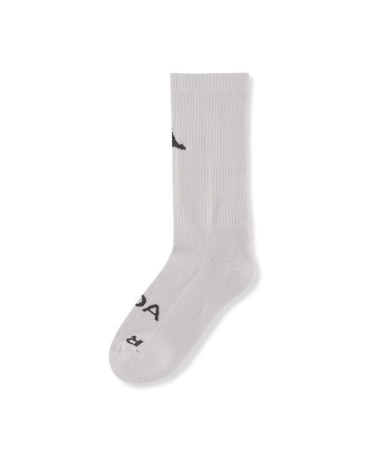 Roa White Logo Biofil Socks Underwear