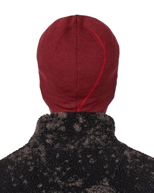 Roa Red Logo Wool Beanie Soft Goods