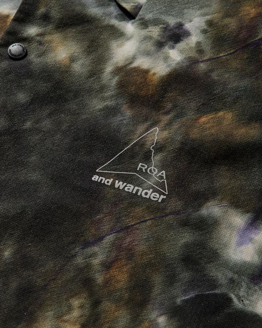 Roa Green X And Wander Printed Breathable Shirt Shirts