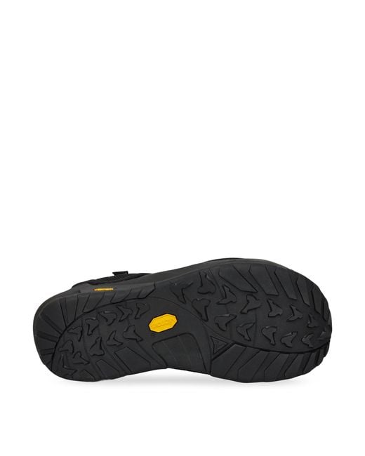 Roa Black Arpy Weaved Sandals And Slides