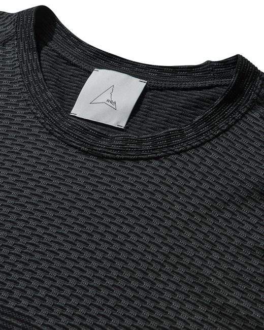 Roa Black Hivee Dryarn Lightweight Seamless T-Shirt T-Shirts for men
