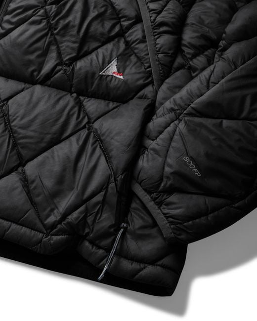 Roa Black Nuna 800 Fill Power Hooded Down Jacket Jackets