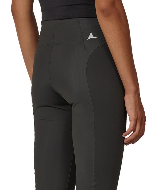 Roa Black Tenna Compression Flared Leggings Bottoms