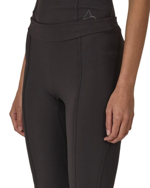 Roa Black Spine Compression Leggings Pants