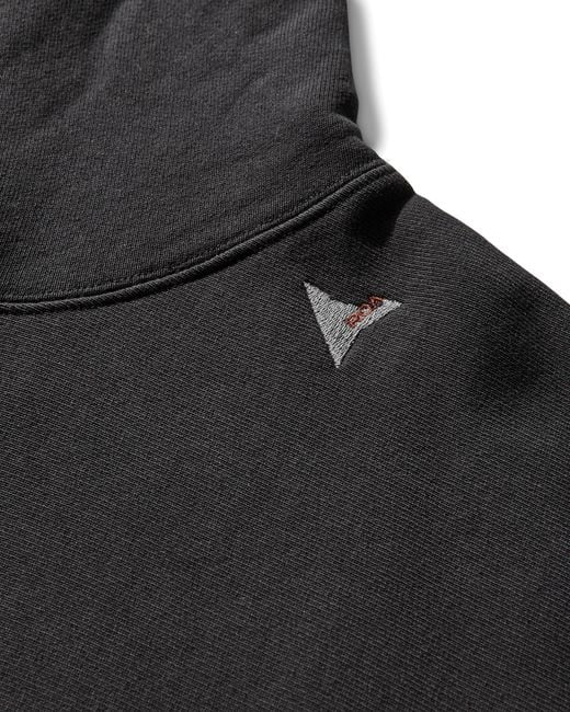 Roa Black Logo Hoodie Sweatshirts