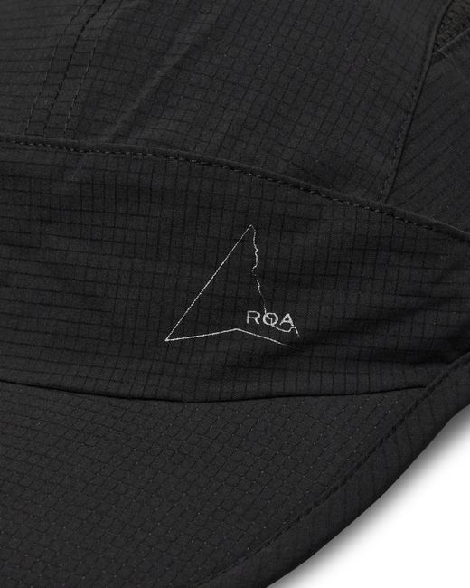 Roa Black Aair Floweave Running Cap Hats