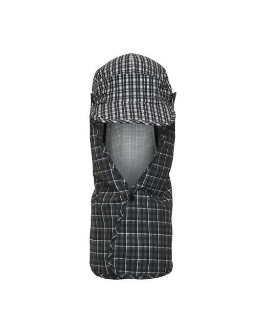 Roa Gray Aair Floweave Printed Check Desert Cap Hats