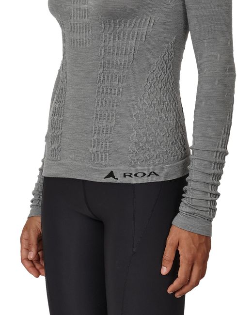Roa Gray Aune Merino 3D Seamless Top T-Shirts