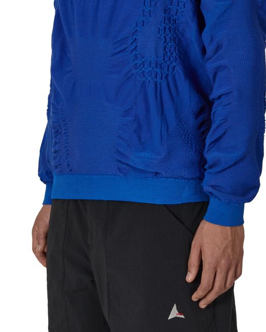 ROA Wama 3D Seamless Long Sleeve Sweatshirts in Blue for Men | Lyst