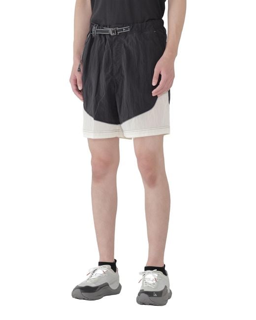 Roa Black X And Wander Ripstop Wind Short Pant Shorts