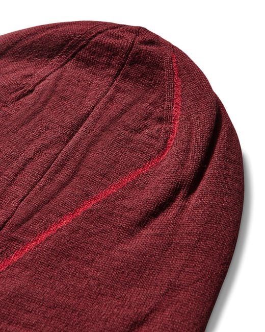 Roa Red Logo Wool Beanie Soft Goods