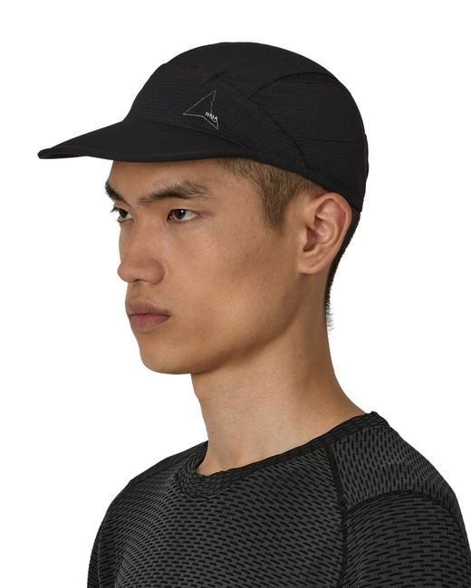 Roa Black Aair Floweave Running Cap Hats