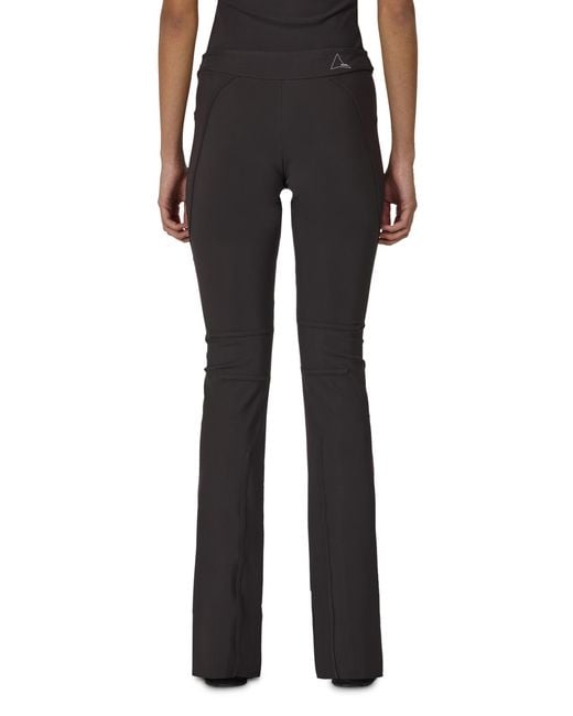 Roa Black Spine Compression Leggings Pants