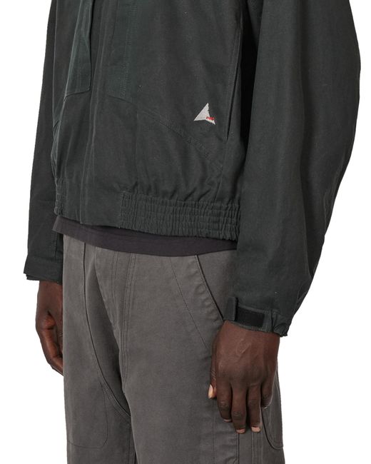 Roa Black Pilot Waxed Canvas Jacket Jackets for men
