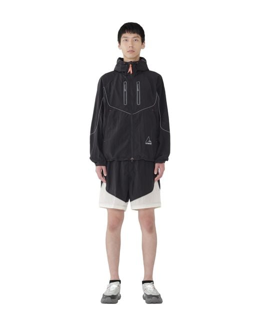 Roa Black X And Wander Ripstop Wind Jacket Coats And Jackets