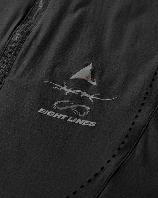 Roa Black X Eightlines Hue Packable Wind Jacket Coats And Jackets