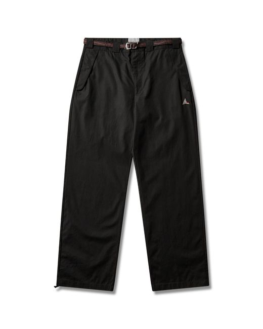 Roa Black Centipede Buckle Chino Pant Pants for men