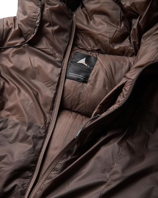 Roa Brown Smooth 800 Fill Power Down Jacket Jackets