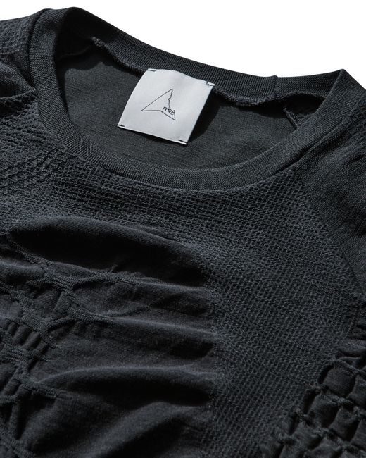 Roa Black Wama 3D Seamless Long Sleeve Sweatshirts for men