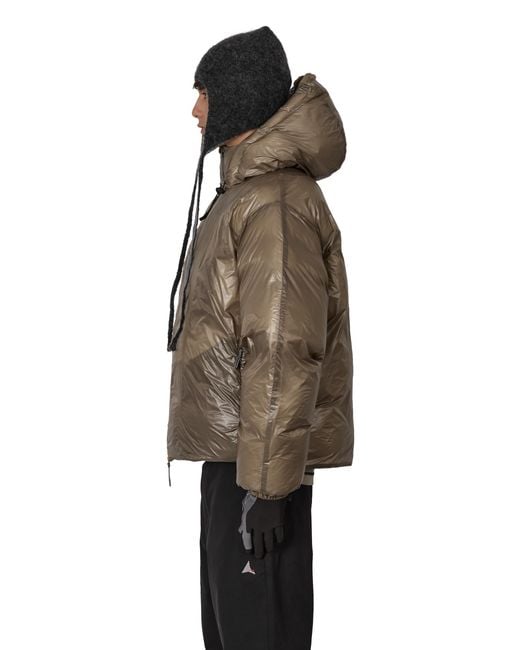 Roa Brown Synthetic Down Jacket Coats And Jackets for men