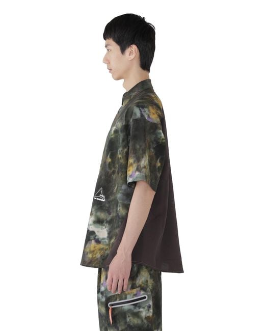 Roa Green X And Wander Printed Breathable Shirt Shirts